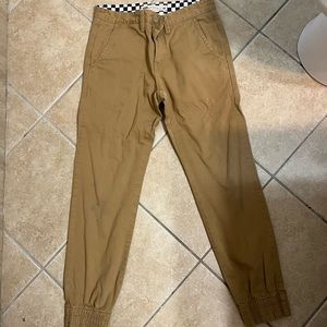 Vans Joggers Khaki School Skate Pants